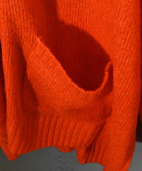 Ritzy（リッツィー）の「7GG シャギーニット カーディガン（カーディガン/ボレロ・メンズ・ブルー/ブラック/レッド/グリーン/オレンジ/マスタード・LARGE/MEDIUM/X-LARGE）」の9枚目の写真