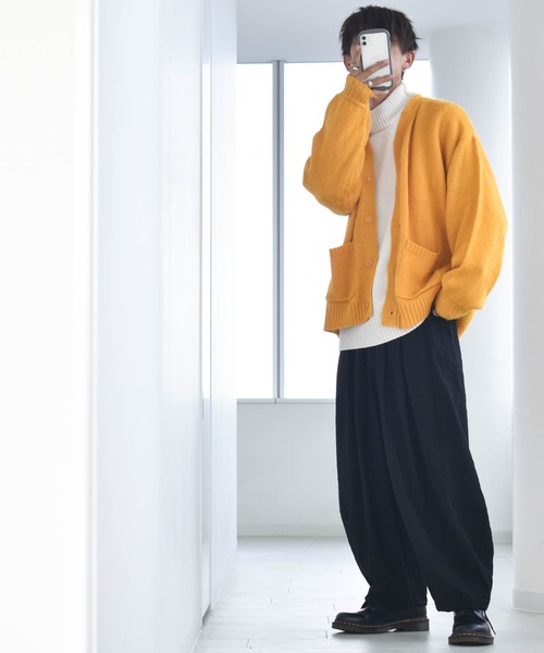 Ritzy（リッツィー）の「7GG シャギーニット カーディガン（カーディガン/ボレロ・メンズ・ブルー/ブラック/レッド/グリーン/オレンジ/マスタード・LARGE/MEDIUM/X-LARGE）」の22枚目の写真