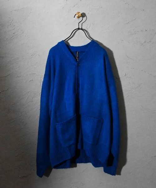 Ritzy（リッツィー）の「7GG シャギーニット カーディガン（カーディガン/ボレロ・メンズ・ブルー/ブラック/レッド/グリーン/オレンジ/マスタード・LARGE/MEDIUM/X-LARGE）」の16枚目の写真