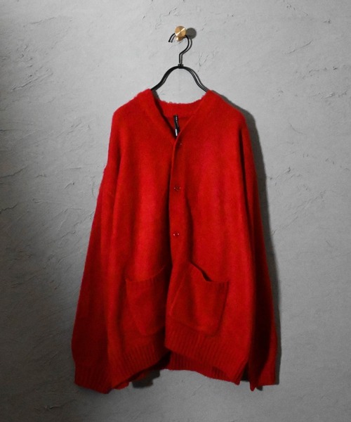 Ritzy（リッツィー）の「7GG シャギーニット カーディガン（カーディガン/ボレロ・メンズ・ブルー/ブラック/レッド/グリーン/オレンジ/マスタード・LARGE/MEDIUM/X-LARGE）」の14枚目の写真