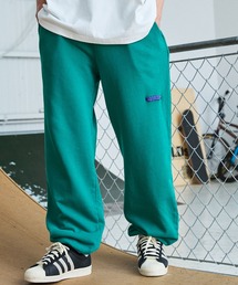 【NYUDROP】GRAFFITI LOGO PIGMENT DYED SWEAT PANTS / グラフィティロゴ刺繍 ピグメント裏毛スウェットパンツ