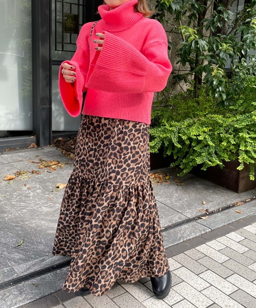 archives（アルシーヴ）の「【Limited item】BELL SLEEVE HIGH NECK KNIT（ニット/セーター・レディース・アイボリー/グレイッシュベージュ/グリーン/ピンク・MEDIUM）」の10枚目の写真
