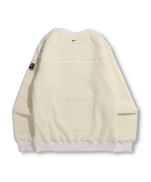 A BATHING APE(アベイシングエイプ)の「MR BOA CREWNECK M(スウェット・メンズ・ホワイト/ブラック・LARGE/SMALL/MEDIUM/X-LARGE/XX-LARGE)」の4枚目の写真