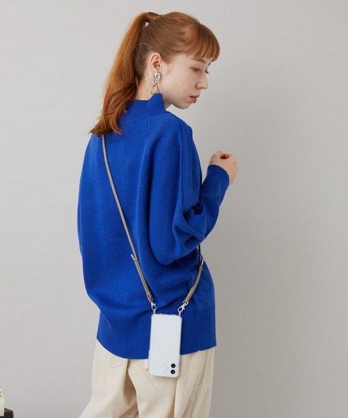 Paradise Picnic（パラダイスピクニック）の「イタリアンレザー　スマホショルダー　ダブルタイプ（スマホグッズ・レディース・グリーン/パープル/ベージュ/ブラック・FREE）」の15枚目の写真