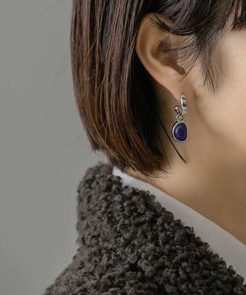 KBF（ケイビーエフ）の「ストーンクリップセットピアス（ピアス（両耳用）・レディース・シルバー/ゴールド・ONE）」の2枚目の写真