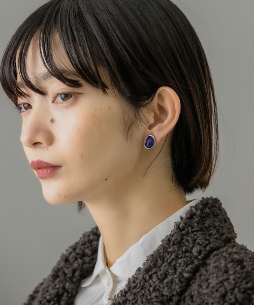 KBF（ケイビーエフ）の「ストーンクリップセットピアス（ピアス（両耳用）・レディース・シルバー/ゴールド・ONE）」の7枚目の写真