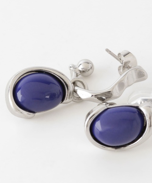 KBF（ケイビーエフ）の「ストーンクリップセットピアス（ピアス（両耳用）・レディース・シルバー/ゴールド・ONE）」の3枚目の写真