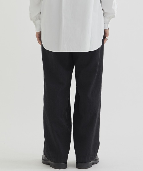 WELLDER(ウェルダー)の「【WELLDER / ウェルダー】ワイドトラウザー/Wide Trousers(スラックス・メンズ・ダークグレー・3)」の4枚目の写真