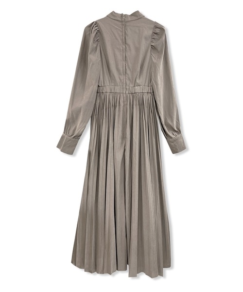 ANDGEEBEE（アンジービー）の「プリーツリボンワンピ（ワンピース・レディース・グレー/ブルー・MEDIUM）」の22枚目の写真