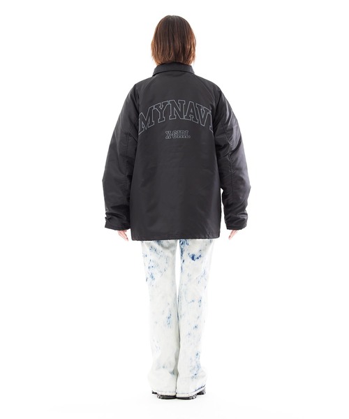 X-girl(エックスガール)の「WEリーグ|MAI S COACH JACKET(スポーツグッズ・レディース・ブラック・MEDIUM/LARGE/X-LARGE/SMALL)」の16枚目の写真