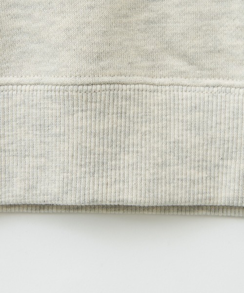 CIAOPANIC TYPY（チャオパニックティピー）の「【KIDS】【裏起毛】ワンポイント刺繍＆ロゴプリントスウェットプルオーバー（スウェット・キッズ・チャコールグレー/アイボリー/ブラウン/パープル・S/M/L/XL/XXL）」の19枚目の写真