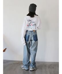 Ungrid | リメイクデザインルーズデニム(デニムパンツ)