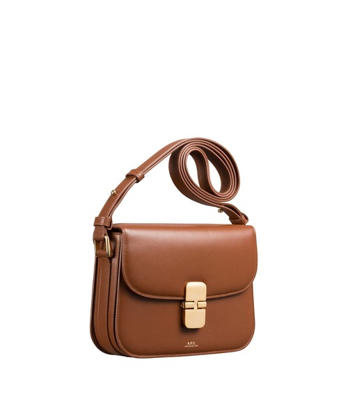 A.P.C.(アーペーセー)の「SAC GRACE SMALL 23PE(ショルダーバッグ・レディース・ブラウン/ブラウン系その他・ONESIZE)」の5枚目の写真