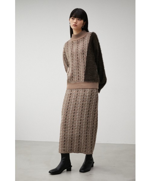 AZUL by moussy(アズールバイマウジー)の「TRIANGLE LOW HEEL BOOTS/トライアングルローヒールブーツ(ブーツ・レディース・ブラック/アイボリー・MEDIUM/SMALL/LARGE)」の19枚目の写真