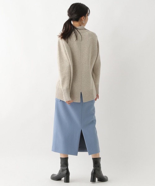 A part by（アパートバイ）の「SC＊5Gウールハイネックニットプルオーバー（ニット/セーター・レディース・ダークブラウン/ラベンダー/グリーン/グレー系その他2・LARGE/SMALL/MEDIUM）」の19枚目の写真