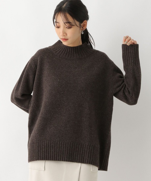 A part by（アパートバイ）の「SC＊5Gウールハイネックニットプルオーバー（ニット/セーター・レディース・ダークブラウン/ラベンダー/グリーン/グレー系その他2・LARGE/SMALL/MEDIUM）」の5枚目の写真