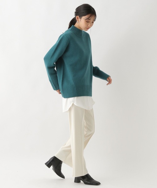 A part by（アパートバイ）の「SC＊5Gウールハイネックニットプルオーバー（ニット/セーター・レディース・ダークブラウン/ラベンダー/グリーン/グレー系その他2・LARGE/SMALL/MEDIUM）」の20枚目の写真