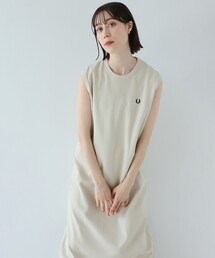 Ray BEAMS | FRED PERRY × Ray BEMAS / 別注 ノースリーブ ワンピース(ワンピース)