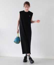 Ray BEAMS | FRED PERRY × Ray BEMAS / 別注 ノースリーブ ワンピース(ワンピース)