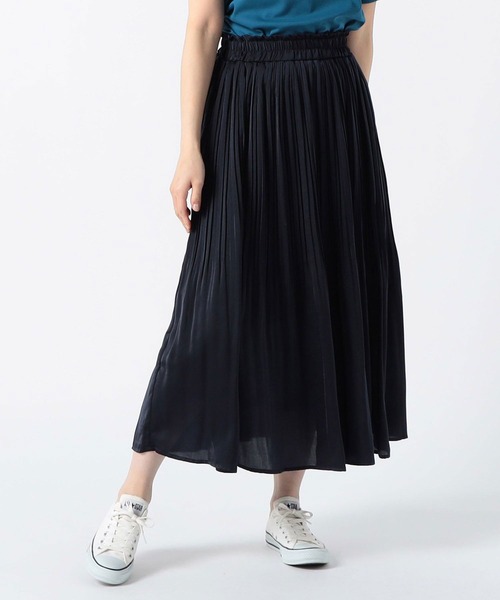 Grand PARK（グランドパーク）の「ヴィンテージサテンスカート（スカート・レディース・ピンク/ライトグレー/ネイビー/グリーン・FREE）」の4枚目の写真