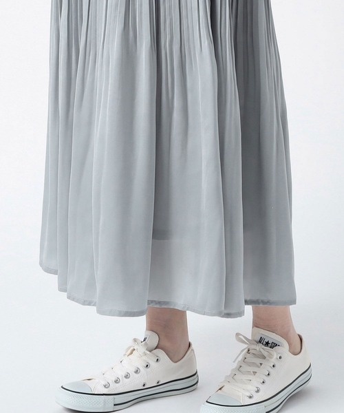 Grand PARK（グランドパーク）の「ヴィンテージサテンスカート（スカート・レディース・ピンク/ライトグレー/ネイビー/グリーン・FREE）」の11枚目の写真