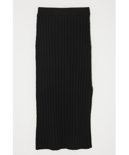 MOUSSY（マウジー）の「WIDE LONG スカート（スカート・レディース・ベージュ/ライトグリーン/ライム/ブラック・FREE）」の2枚目の写真