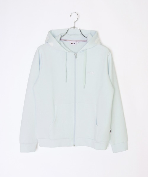 FILA(フィラ)の「FILA とろみポンチ フルジップパーカー(パーカー・レディース・ベージュ/ピンク/ミント/ブラック/グレー/ネイビー・L/M)」の5枚目の写真