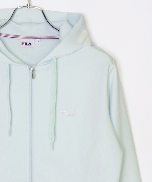 FILA(フィラ)の「FILA とろみポンチ フルジップパーカー(パーカー・レディース・ベージュ/ピンク/ミント/ブラック/グレー/ネイビー・L/M)」の18枚目の写真