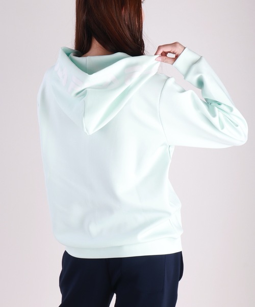 FILA(フィラ)の「FILA とろみポンチ フルジップパーカー(パーカー・レディース・ベージュ/ピンク/ミント/ブラック/グレー/ネイビー・L/M)」の15枚目の写真