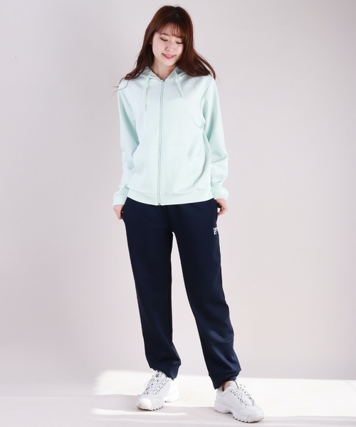 FILA(フィラ)の「FILA とろみポンチ フルジップパーカー(パーカー・レディース・ベージュ/ピンク/ミント/ブラック/グレー/ネイビー・L/M)」の17枚目の写真