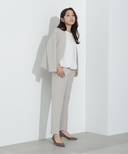 【洗える！】NATURAL BEAUTY BASIC パンツスーツセットアップ ナチュラルビューティーベーシック パンツスーツ セットアップ