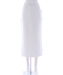 clear | エンボス編みニットタイトスカート≪2023SS新作≫(スカート)