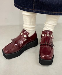 キルトタッセルシューズ