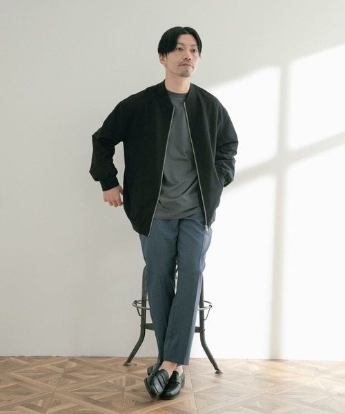 ITEMS URBANRESEARCH(アイテムズ アーバンリサーチ)の「TRストレッチ MA-1(MA-1・メンズ・カーキ/ベージュ/ブラック・MEDIUM/LARGE)」の10枚目の写真