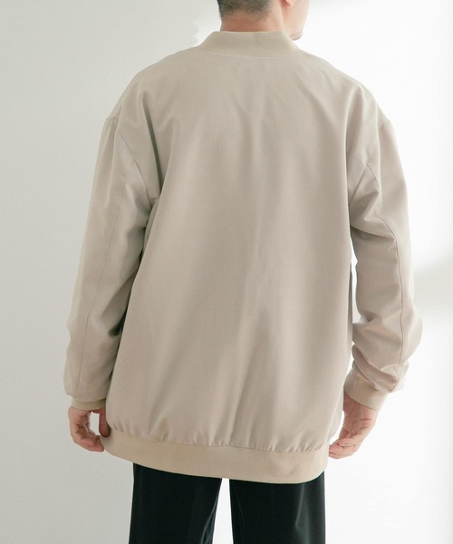 ITEMS URBANRESEARCH(アイテムズ アーバンリサーチ)の「TRストレッチ MA-1(MA-1・メンズ・カーキ/ベージュ/ブラック・MEDIUM/LARGE)」の14枚目の写真