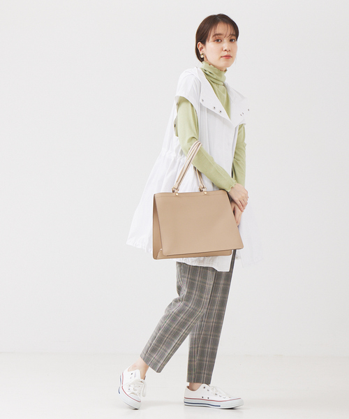 Abahouse Devinette（ドゥヴィネット）の「Avancer ｿﾅｲﾄ（トートバッグ・レディース・ベージュ/サックスブルー/ブラック・フリー）」の4枚目の写真