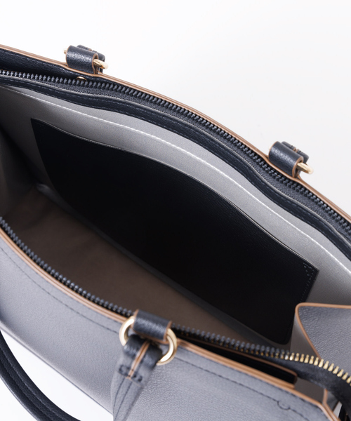 Abahouse Devinette（ドゥヴィネット）の「Avancer ｿﾅｲﾄ（トートバッグ・レディース・ベージュ/サックスブルー/ブラック・フリー）」の13枚目の写真