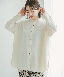 ITEMS URBANRESEARCH | ドライタッチバンドカラーシャツ(シャツ/ブラウス)