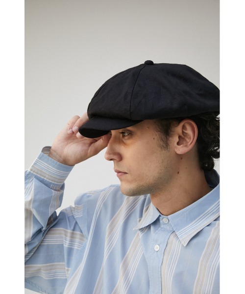 AZUL by moussy（アズールバイマウジー）の「COMFORTABLE CASQUETTE/カンフォタブルキャスケット（キャスケット・メンズ・ブラック・FREE）」の8枚目の写真