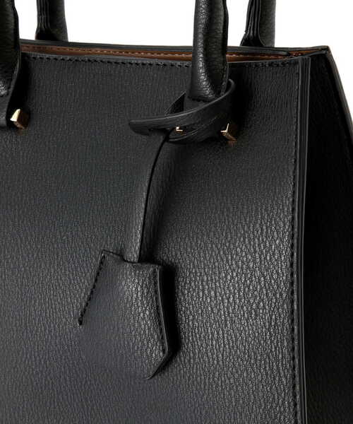 N.（N. Natural Beauty Basic）（エヌエヌナチュラルビューティーベーシック）の「◆メタルアクセントトートバッグ（トートバッグ・レディース・ブラック/ベージュ・ﾌﾘ-）」の4枚目の写真