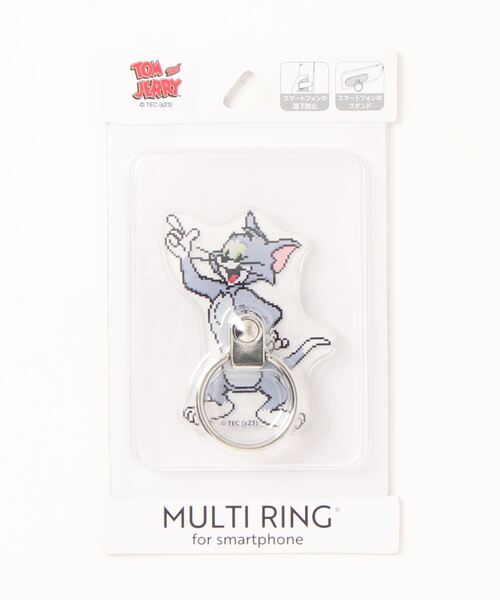 Tom＆Jerry（トムアンドジェリー）の「TOM&JERRY/トムとジェリー　マルチリング（スマホグッズ・レディース・ベージュ/ライトグレー/グレー系その他/グレー/ブルー・ONE SIZE）」の13枚目の写真