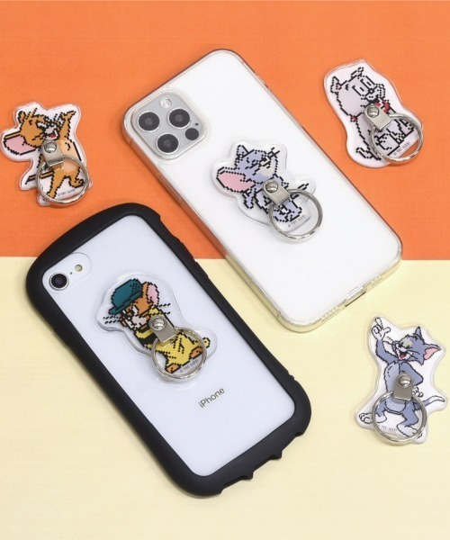 Tom＆Jerry（トムアンドジェリー）の「TOM&JERRY/トムとジェリー　マルチリング（スマホグッズ・レディース・ベージュ/ライトグレー/グレー系その他/グレー/ブルー・ONE SIZE）」の10枚目の写真