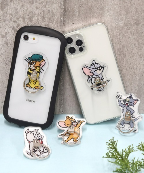 Tom＆Jerry（トムアンドジェリー）の「TOM&JERRY/トムとジェリー　マルチリング（スマホグッズ・レディース・ベージュ/ライトグレー/グレー系その他/グレー/ブルー・ONE SIZE）」の11枚目の写真