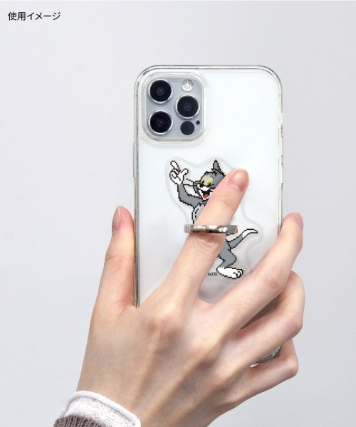 Tom＆Jerry（トムアンドジェリー）の「TOM&JERRY/トムとジェリー　マルチリング（スマホグッズ・レディース・ベージュ/ライトグレー/グレー系その他/グレー/ブルー・ONE SIZE）」の8枚目の写真