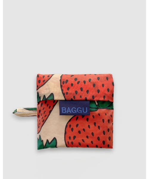 BAGGU（バグー）の「BABY BAGGU 470.ストロベリー（エコバッグ/サブバッグ・レディース・レッド・FREE）」の7枚目の写真