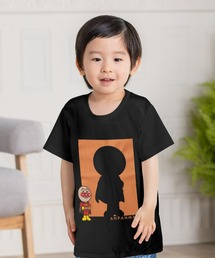 アンパンマン しょくぱんまん刺繍シルエットTシャツ