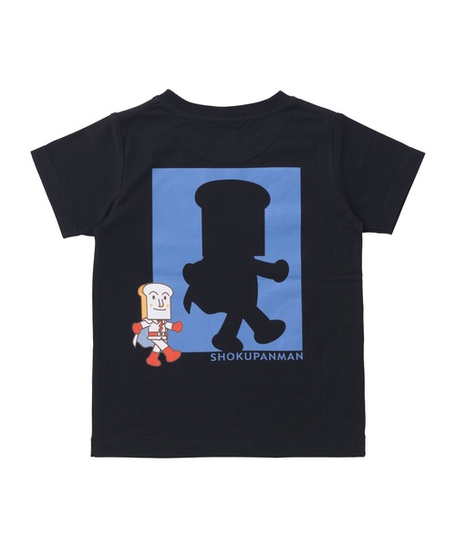 ANPANMAN KIDS COLLECTION(アンパンマンキッズコレクション)の「アンパンマン しょくぱんまん刺繍シルエットTシャツ(Tシャツ/カットソー・キッズ・ブラック・120cm/110cm/100cm/90cm/80cm)」の5枚目の写真