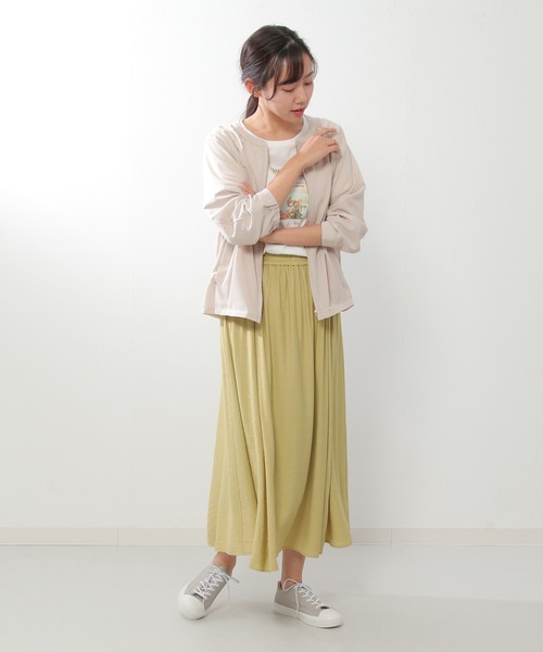 ikka(イッカ)の「シアシャツブルゾン(ブルゾン・レディース・ベージュ/オリーブ・M/L)」の10枚目の写真