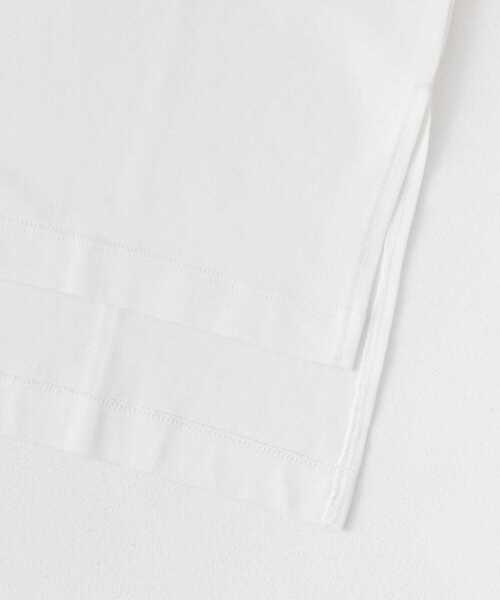 SENSE OF PLACE by URBAN RESEARCH（センスオブプレイスバイアーバンリサーチ）の「シルケットフレンチスリーブチュニックTシャツ（Tシャツ/カットソー・レディース・ブラック/チャコールグレー/オフホワイト・ONE）」の7枚目の写真