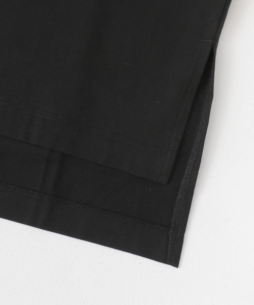 SENSE OF PLACE by URBAN RESEARCH（センスオブプレイスバイアーバンリサーチ）の「シルケットフレンチスリーブチュニックTシャツ（Tシャツ/カットソー・レディース・ブラック/チャコールグレー/オフホワイト・ONE）」の17枚目の写真